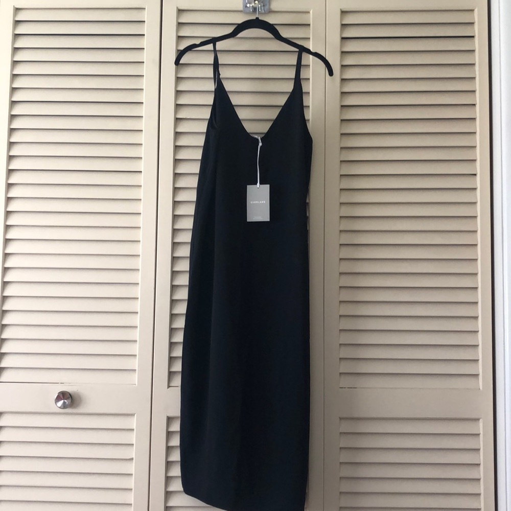 Everlane Japanese GoWeave Long Slip Dress